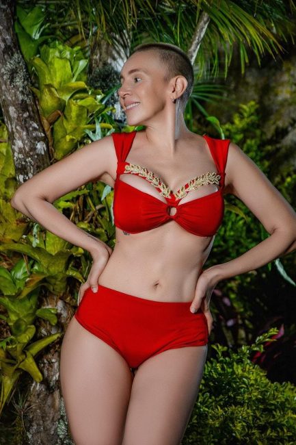 estido de baño control de abdomen bordado a mano – Swimwear exclusivo